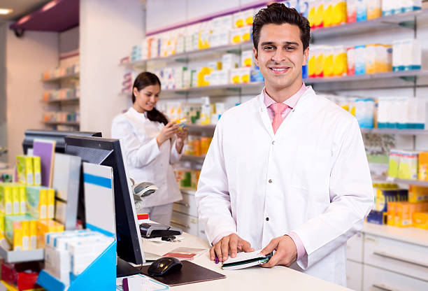 278 Pharmaceutist Working In Chemist Shop Stock Photos, Pictures &  Royalty-Free Images - iStock