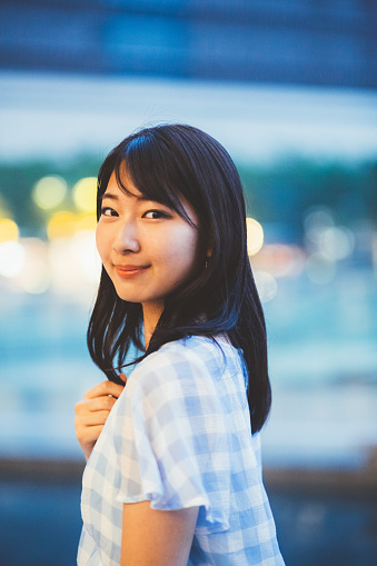 Portrait Of Young Japanese Woman Stock Photo - Download Image Now - iStock