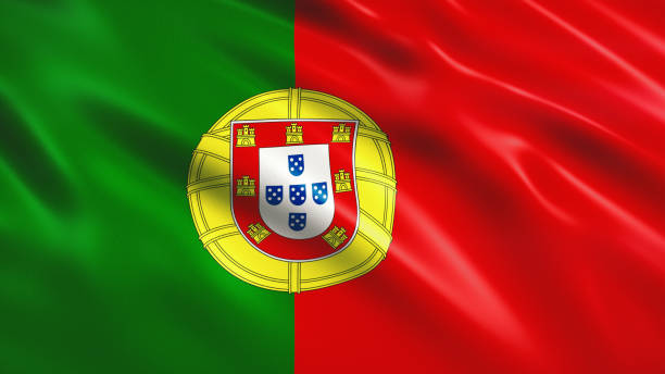 portugal flag - portugal flag imagens e fotografias de stock