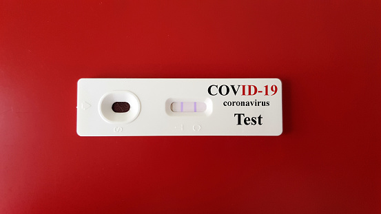 Covid test kit positive