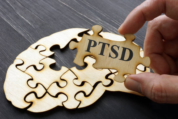 PTSD Post Traumatic Stress written on the puzzle. PTSD Post Traumatic Stress written on the puzzle. ptsd stock pictures, royalty-free photos & images