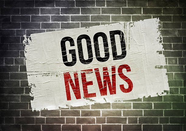 GOOD NEWS - poster concept GOOD NEWS - poster concept good news stock pictures, royalty-free photos & images