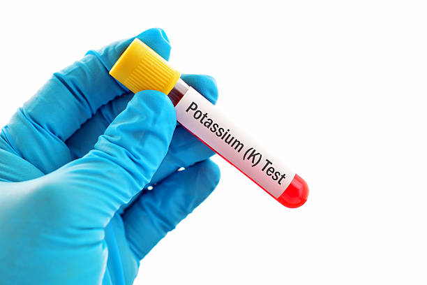 Potassium test Blood sample for potassium (K) test potassium stock pictures, royalty-free photos & images