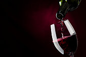 istock Pour wine in a glass 1081811672