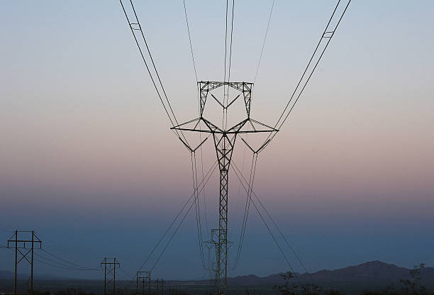 Power Lines stock photo