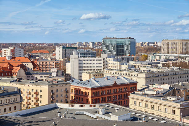 Poznan cityscape on a sunny day, Poland. Downtown Poznan cityscape on a sunny day, Poland. poznan stock pictures, royalty-free photos & images