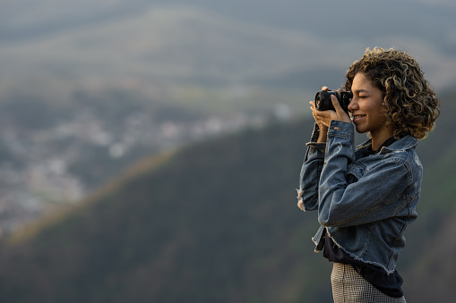 Tourist, Teenager, Photography, Exploring, Mountain