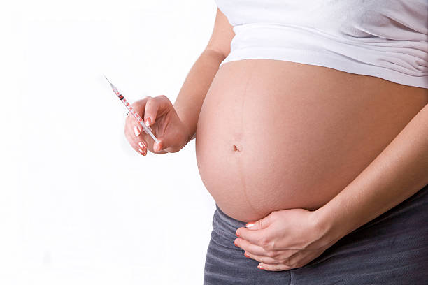 Pregnancy diabetes stock photo