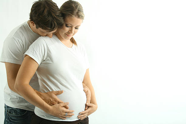 Pregnant Couple stock photo