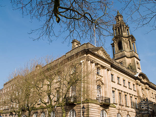 Preston Town Hall, Lancashire stock photo