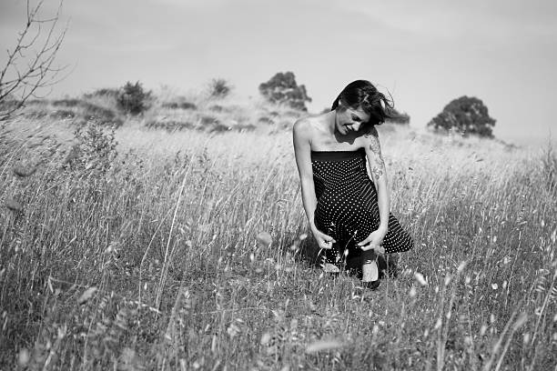 Royalty Free Women Naked Black And White Outdoors Pictures, Images and ...
