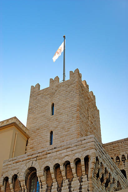 Princely Palace Of Monaco stock photo