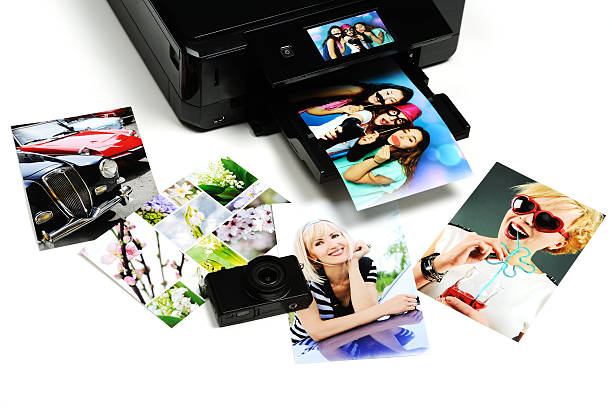 printed photos printer, camera and printed photos 2015 photos stock pictures, royalty-free photos & images