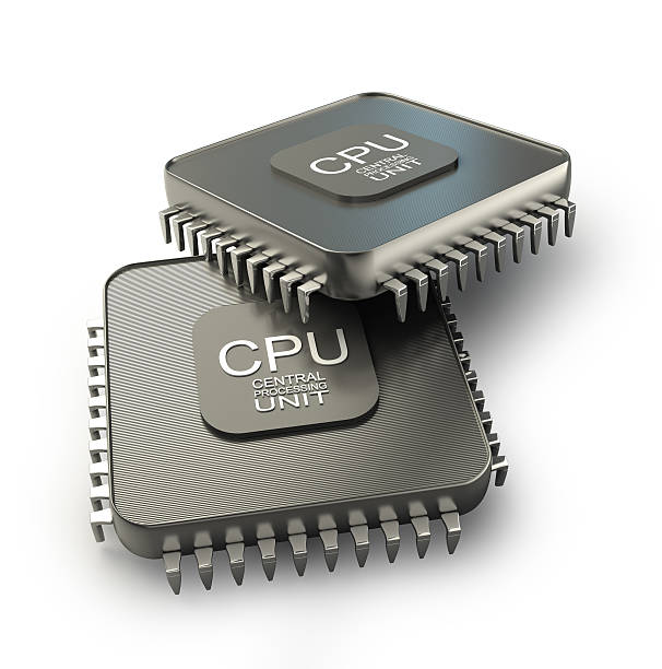 Processor unit CPU stock photo