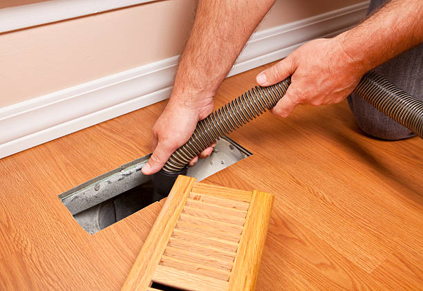 Professional Air Duct Cleaning stock photo