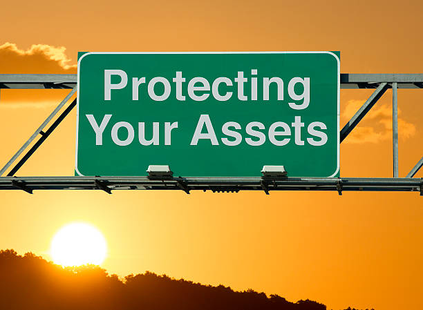 Protecting Your Assets stock photo