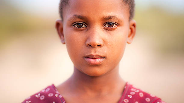 Proud East African Girl stock photo