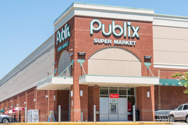 Publix Grocery Store Exterior stock photo