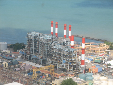 Puerto Rico Electric Power Authority Plant Stock Photo - Download Image Now  - iStock