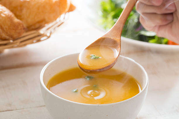 pumpkin soup - soep stockfoto's en -beelden