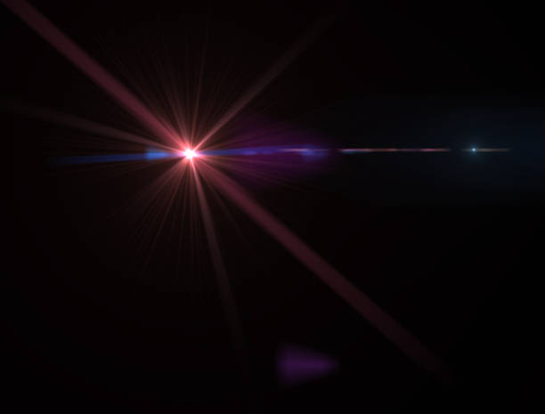 lila magenta-linsenflare - supernova stock-fotos und bilder