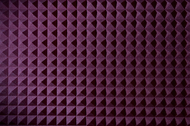 Pyramid sound recording foam background  soundproof stock pictures, royalty-free photos & images