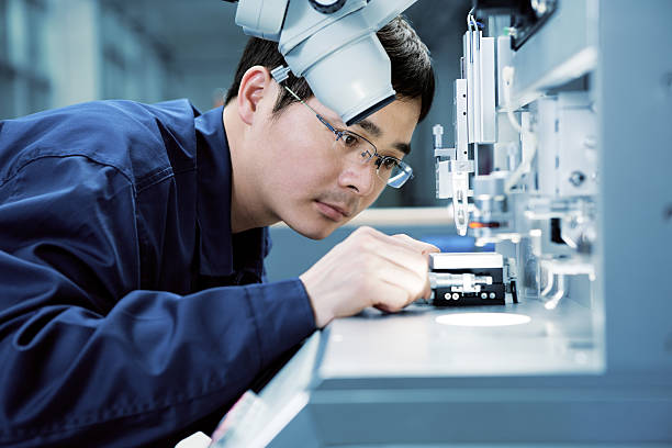 Quality inspection stock photo