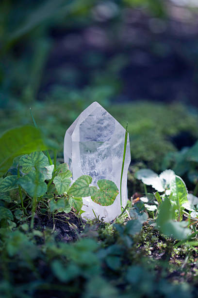 Quartz Crystal stock photo