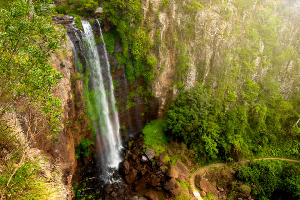 Queen Mary Falls of Main Range National Park stock photo