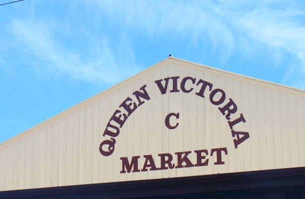 Queen Victoria Market Melbourne Australia Melbourne Australia - July 2, 2017: Queen Victoria Market Melbourne Australia queen victoria market stock pictures, royalty-free photos & images