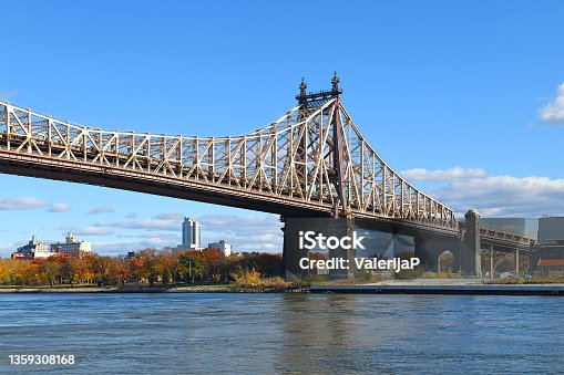 istock Queensboro Bridge (1909), officially named Ed Koch Queensboro Bridge, cantilever bridge over East River in New York City 1359308168