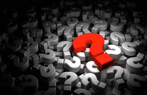 Question Marks stock photo