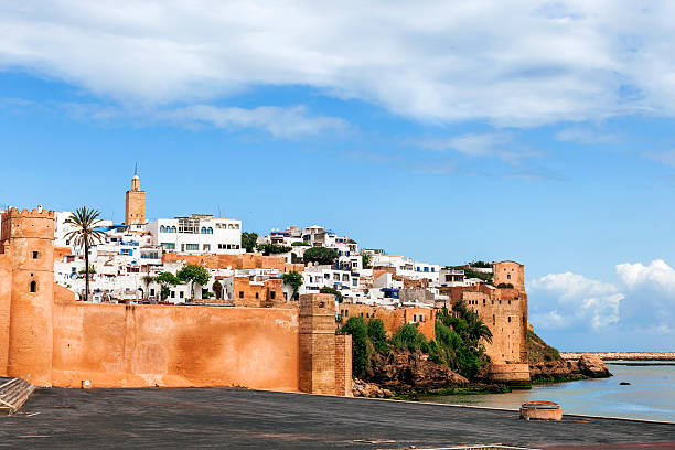 Rabat Historical Medina, Morocco The historical Medina of the city of Rabat, capital of Morocco, viewed from the Bou Regreg River. morocco stock pictures, royalty-free photos & images