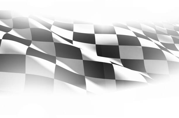 Race. Checkered black and white racing flag race flag stock pictures, royalty-free photos & images