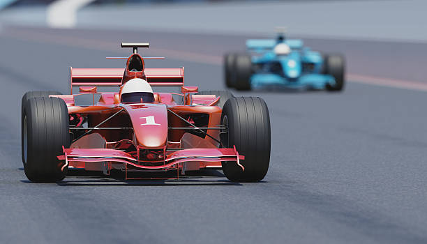 Racing Cars stock photo