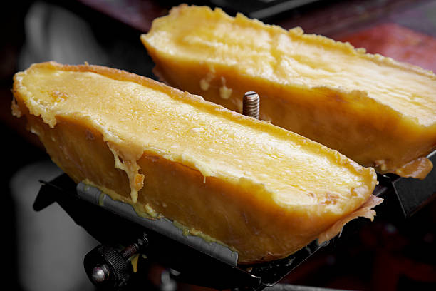 Raclette chese stock photo