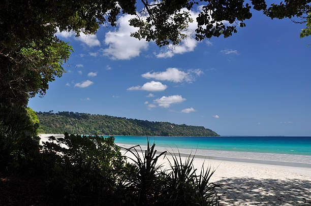 Radhanagar Beach on Havelock - Andaman & Nicobar Islands, India stock photo