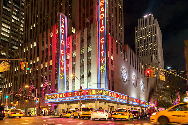 Radio City Music Hall, Manhattan, New York, USA stock photo