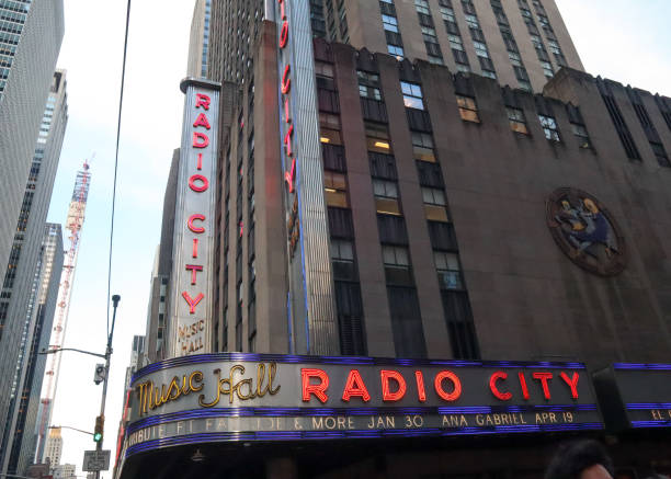 Radio City Music Hall- New York-2020 stock photo