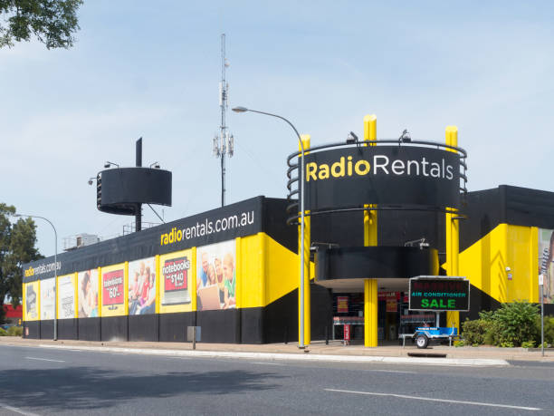 Radio Rentals store in Australia stock photo