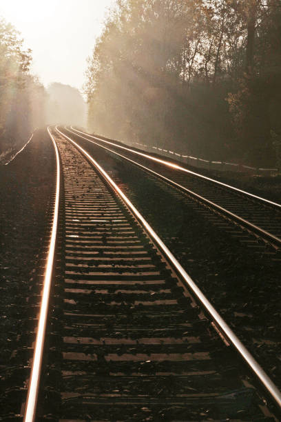 Railway Tracks stock photo