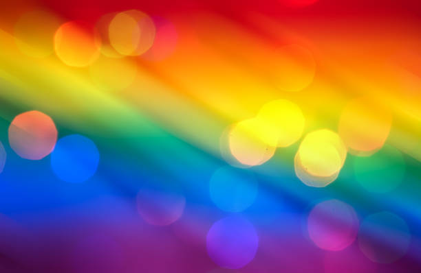 arco iris colorido fondo - pride fotografías e imágenes de stock