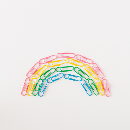 above, abstract, accessory, art, attach, blue, business, circle, clip, color, colors, composition, concept, copy, creative, culture, education, element, equipment, flat lay, graphic, green, holiday, lgbt, metal, minimal, multicolored, object, office, paper, paperclip, paperclips, pattern, pride, rainbow, red, school, september, shape, simple, space, spectrum, staple, stationary, supplies, symbol, work, yellow