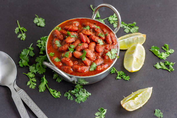 Rajma Masala / Kidney Beans Curry stock photo