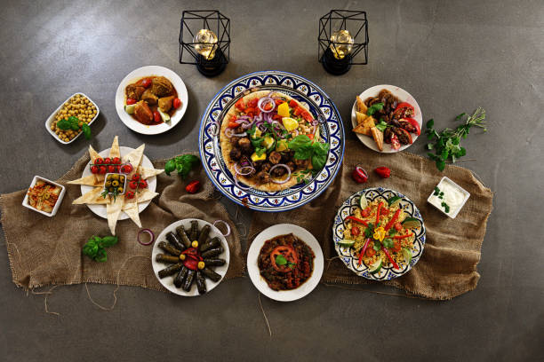 Ramadan Buffet  ramadan food stock pictures, royalty-free photos & images