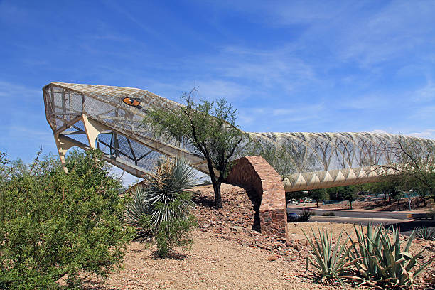 Rattlesnake Bridge in Tucson Arizona stock photo