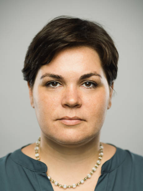Short Hair For Fat Women Stock Photos Pictures Royalty Free