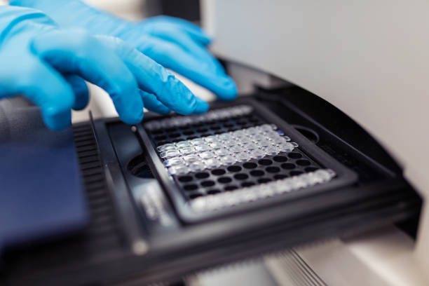Real Time PCR Machine stock photo