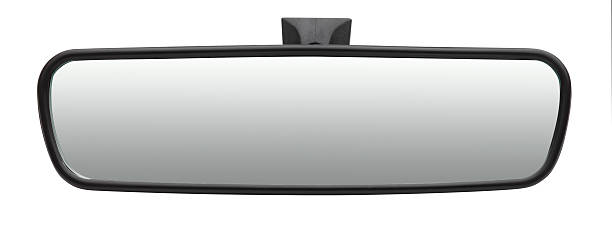 Rearview Mirror Rearview mirror isolated on white background. rear view mirror stock pictures, royalty-free photos & images