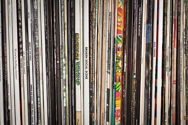 Record Collection stock photo